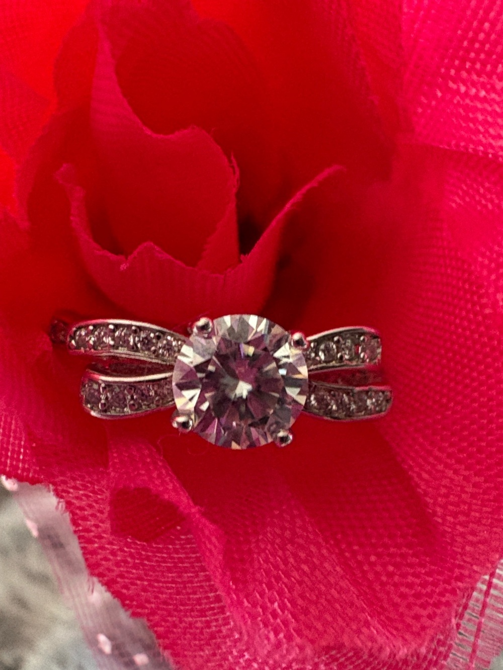 Moissanite Ring